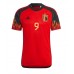 Billige Belgia Romelu Lukaku #9 Hjemmetrøye VM 2022 Kortermet